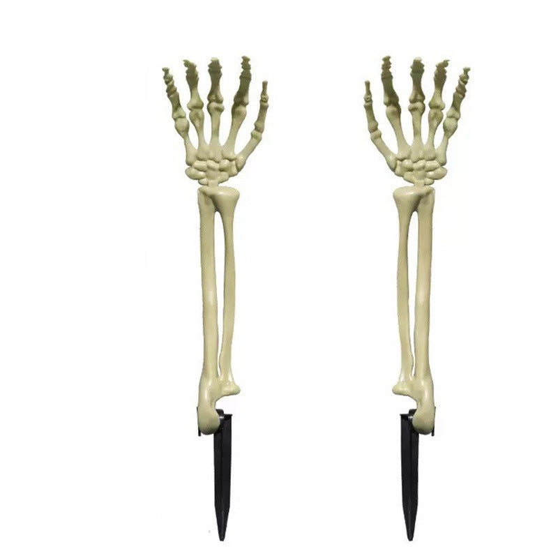 Halloween Ghost Hand Yard Stake - Plastic