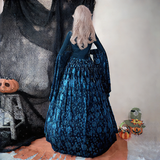 Halloween Witch Princess Costume Dress and Cape