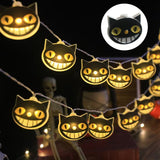 Halloween LED String Lights - Ghost, Spider and Pumpkin Designs