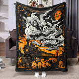 Halloween Printed Flannel Blanket