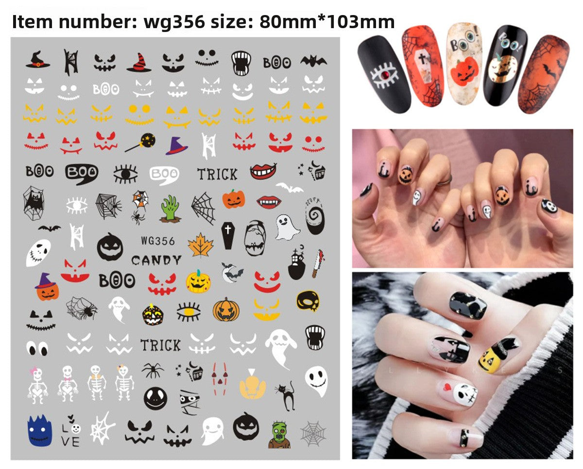 Halloween Nail Stickers - Vinyl