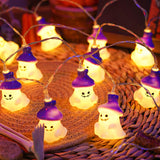 Halloween Outdoor LED Pumpkin and Ghost String Lights