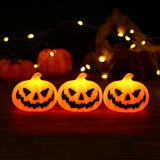 Halloween LED Pumpkin Decorative Lights - Plastic