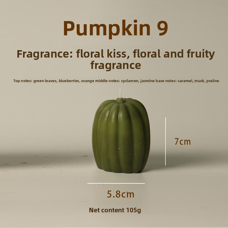 Halloween Pumpkin-Shaped Scented Candles