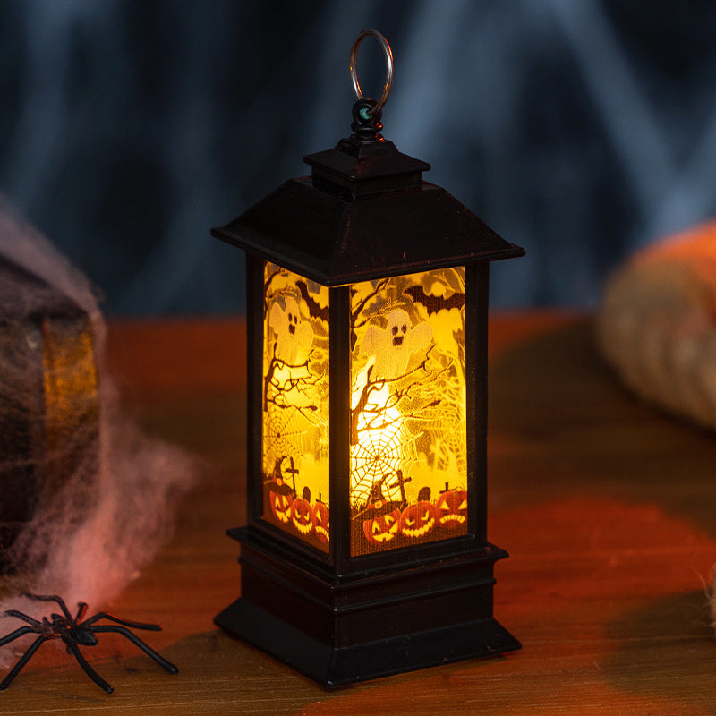 Halloween Glowing Wind Lantern - Plastic