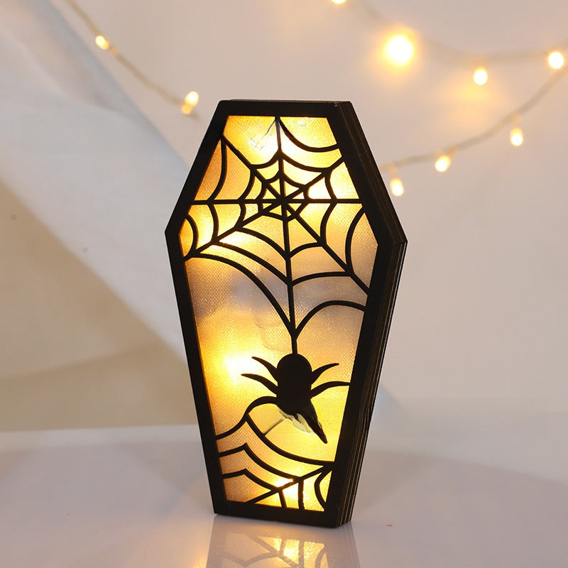 Halloween Bat and Ghost Wooden Decorations - Boxwood