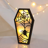 Halloween Bat and Ghost Wooden Decorations - Boxwood