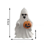 Halloween Resin Ghost Figurine - Pumpkin and Middle Finger Designs