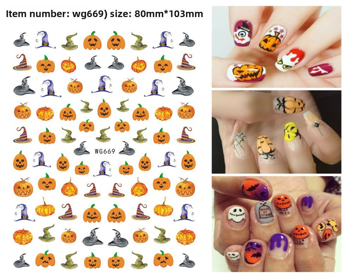 Halloween Nail Stickers - Vinyl
