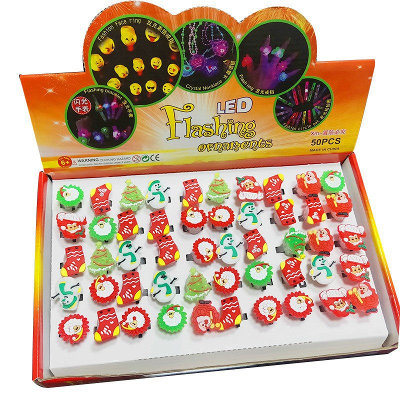 Halloween and Christmas LED Party Rings - Plastic