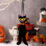 Halloween Hanging Decorations - Pumpkin, Cat, Ghost and Skull - Polyester