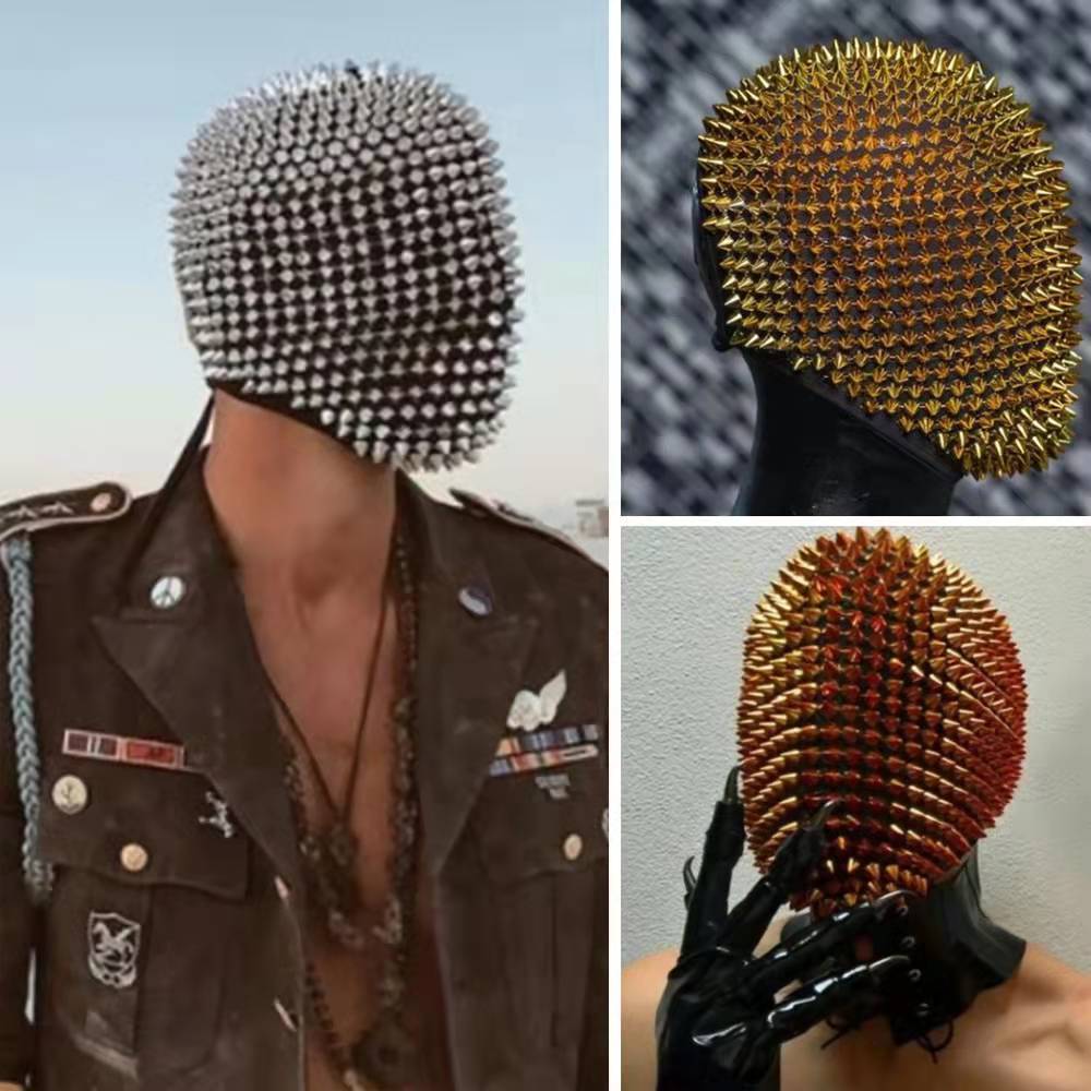Halloween Gold and Silver Latex Mask