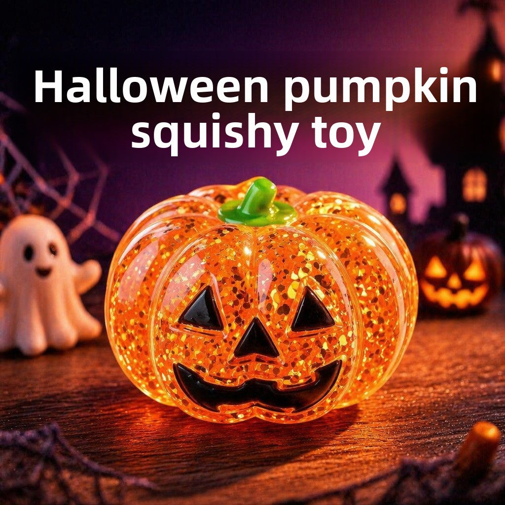 Halloween Pumpkin Squeeze Fidget Toy - TPR