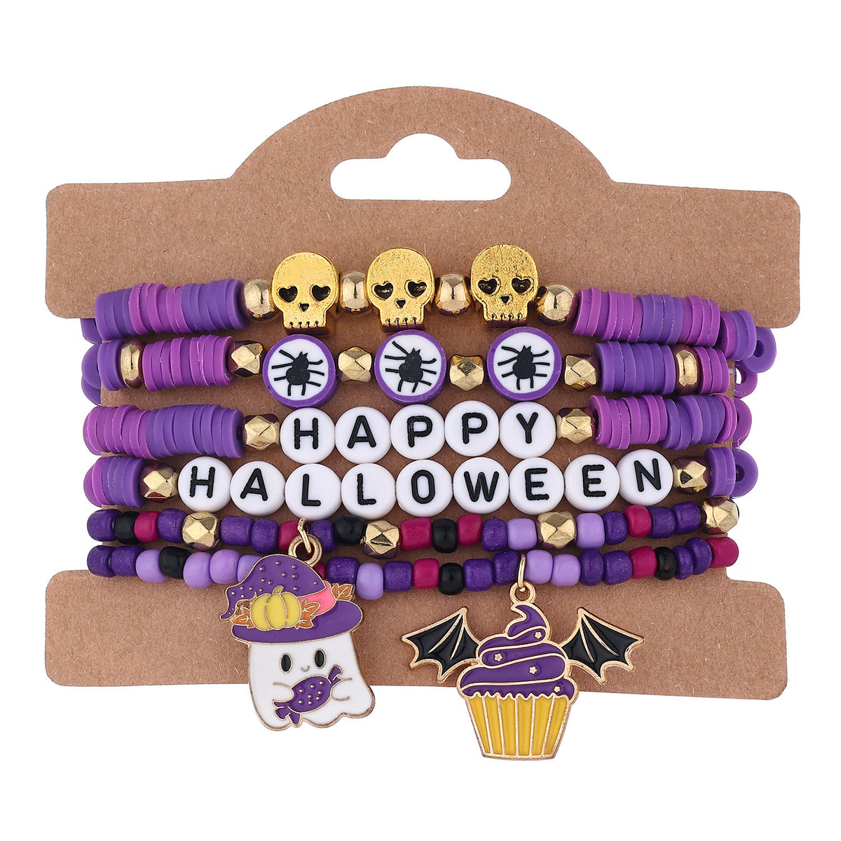 Halloween Alloy Charm Bracelet