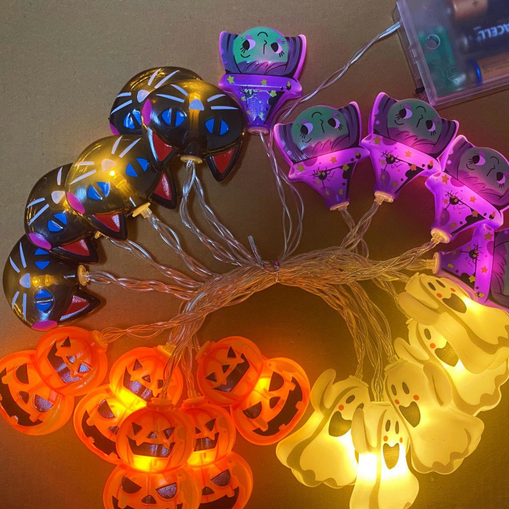 Halloween LED String Lights Pumpkin Ghost Decor