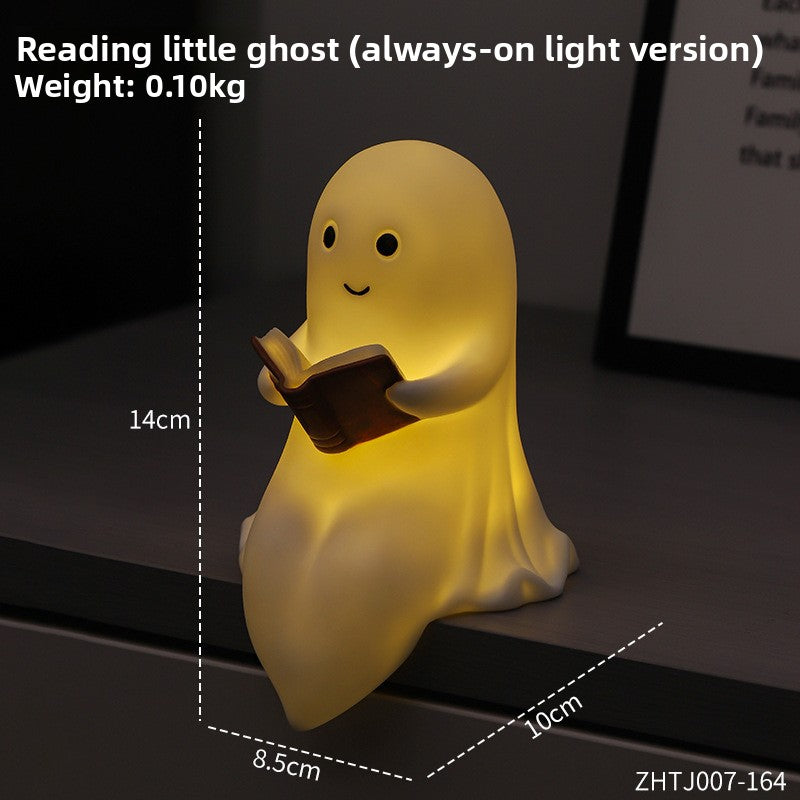 Halloween Reading Ghost Night Light