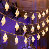 Halloween Pumpkin and Maple Leaf LED String Lights - PVC