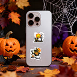 Halloween Pumpkin Scrapbook Stickers - 100 Pieces - PVC