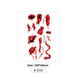 Halloween Scar Tattoo Stickers