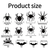 Halloween 3D Spider and Bat LED Wall Stickers - PVC