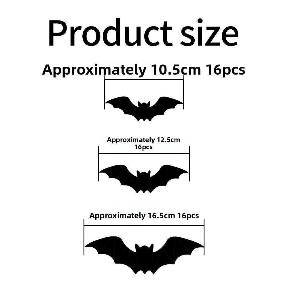 Halloween LED Bat and Spider Decorations - PVC