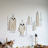 Halloween Cotton Rope Ghost Wall Hanging