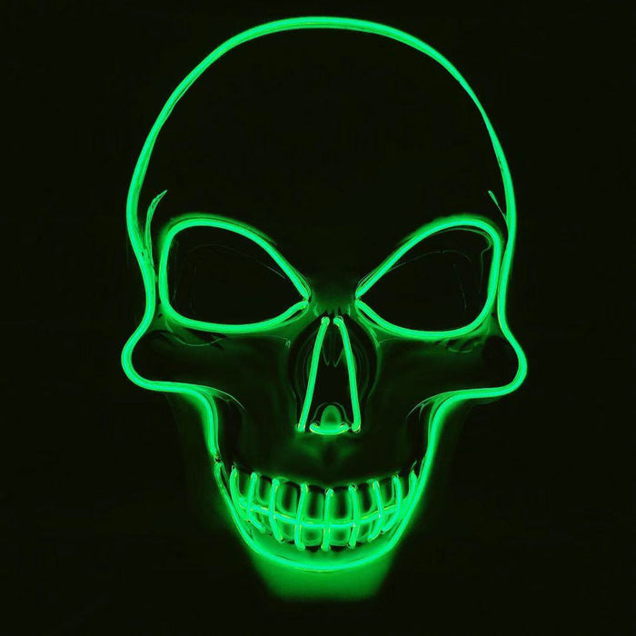 Halloween Glow-in-the-Dark Masks - Plastic
