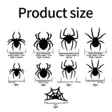 Halloween LED Bat and Spider Decorations - PVC