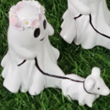 Halloween Ghost Lamb Decor - Resin