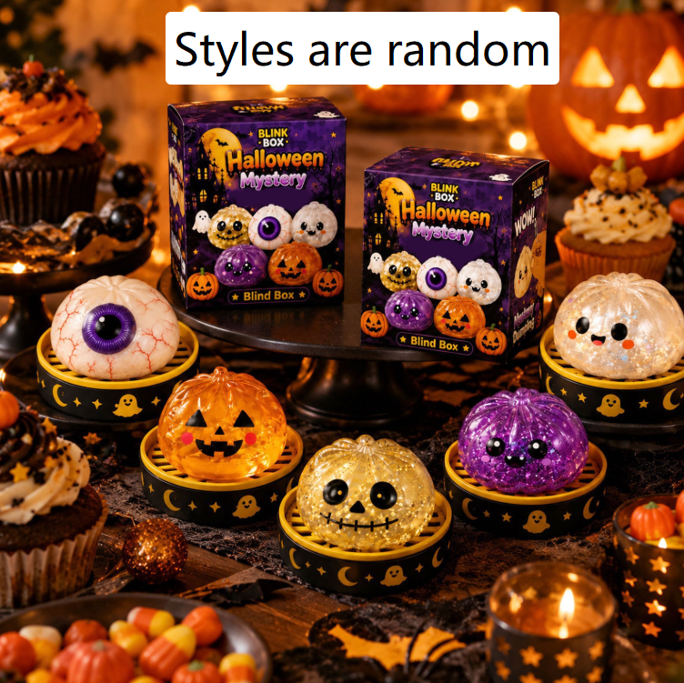 Halloween Squishy Dumpling Toy Gift Box - TPR