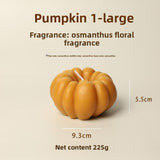 Halloween Pumpkin-Shaped Scented Candles