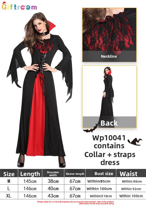 Halloween Witch Costume Dress - Cotton