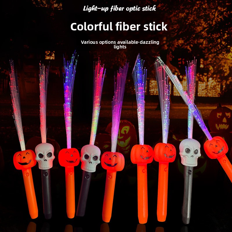 Halloween Light-Up Pumpkin and Skull Toys
