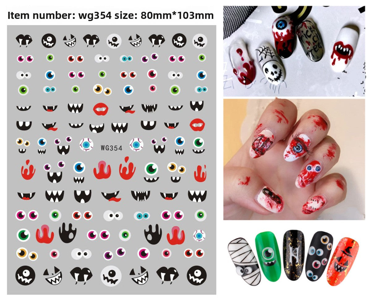 Halloween Nail Stickers - Vinyl