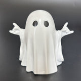 Halloween White Ghost Resin Ornament