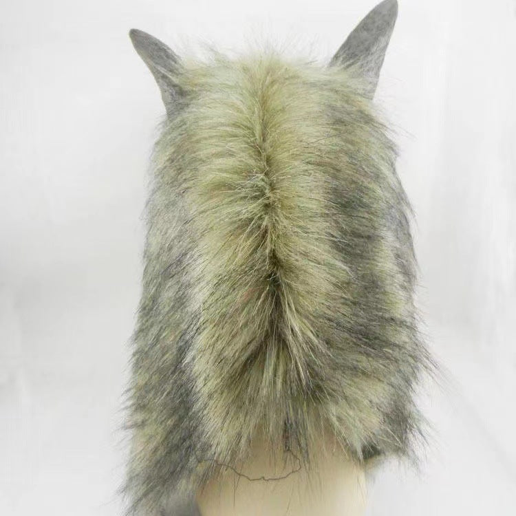 Halloween Wolf Costume Mask and Glove Accessories - Latex