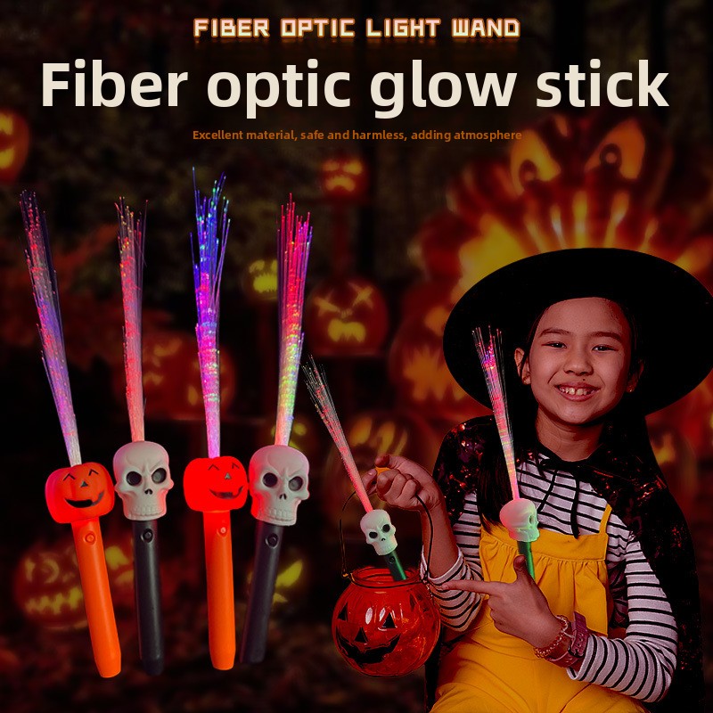 Halloween Light-Up Pumpkin and Skull Toys