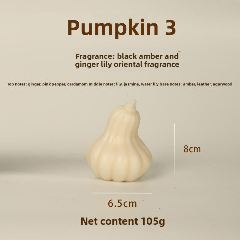 Halloween Pumpkin-Shaped Scented Candles