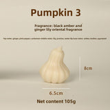 Halloween Pumpkin-Shaped Scented Candles