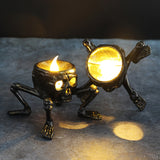 Halloween Skull and Skeleton Hand Candle Light - PVC