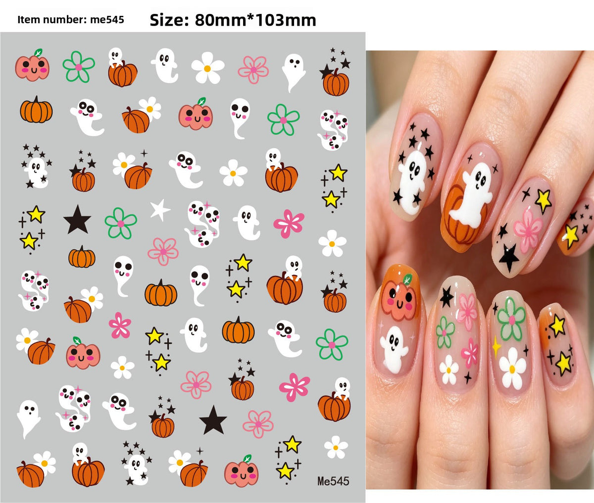 Halloween Nail Stickers - Vinyl