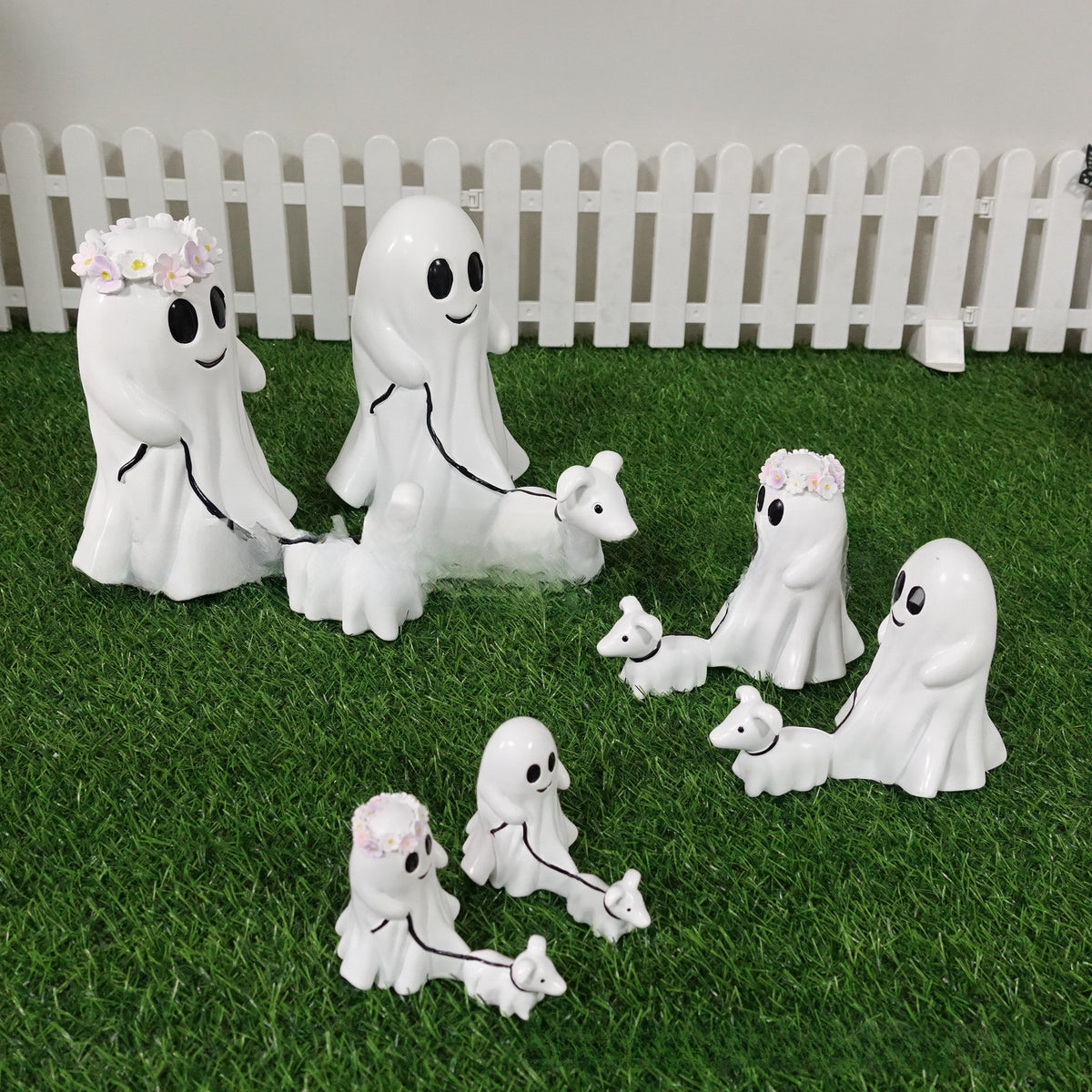 Halloween Ghost Lamb Decor - Resin