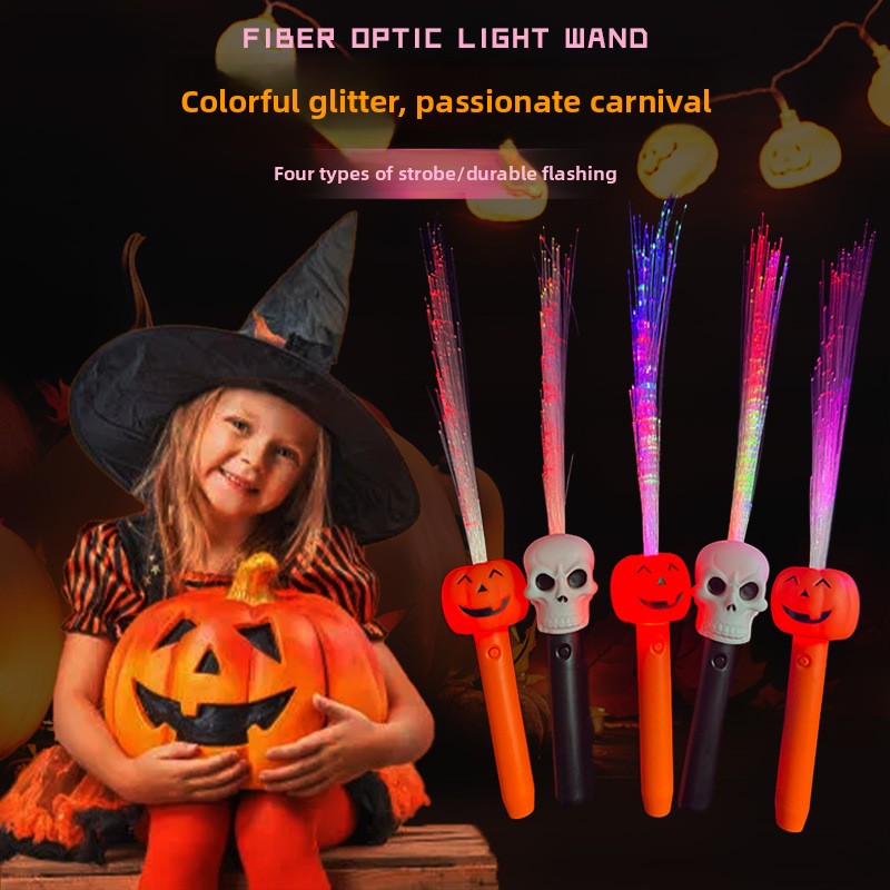 Halloween Light-Up Pumpkin and Skull Toys
