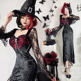 Halloween Gothic Black Costume Dress