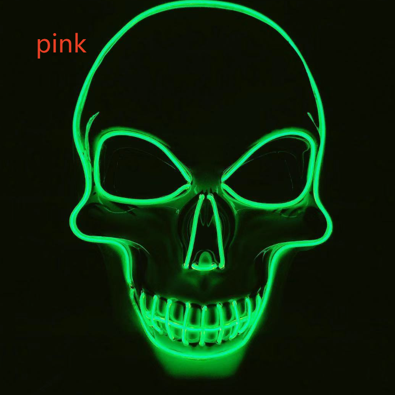 Halloween Glow-in-the-Dark Masks - Plastic
