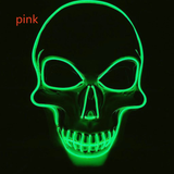Halloween Glow-in-the-Dark Masks - Plastic
