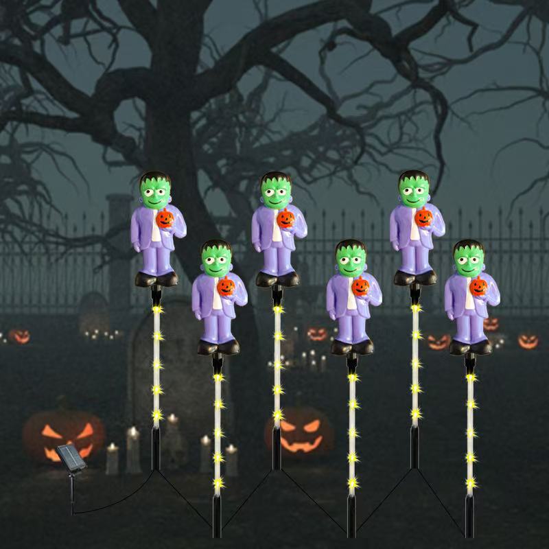 Halloween Solar Pumpkin Garden Stake Light