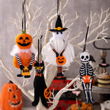 Halloween Hanging Decorations - Pumpkin, Cat, Ghost and Skull - Polyester