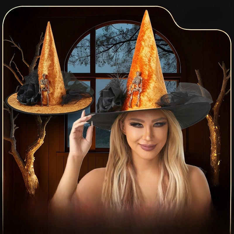 Halloween Witch Costume Hat - Polyester