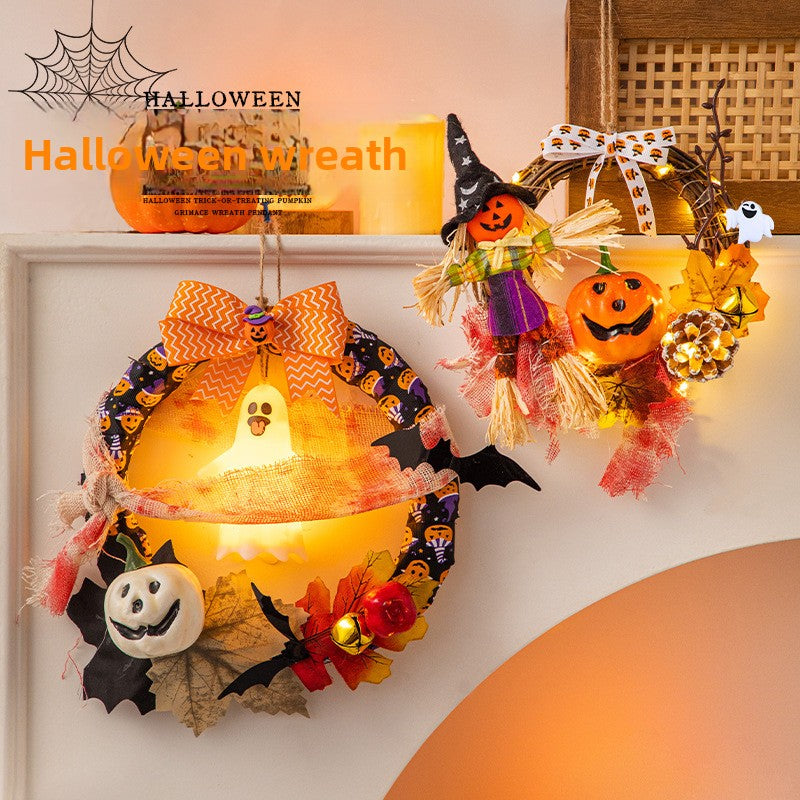 Halloween Wreath - Wood